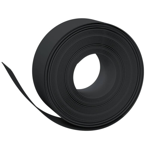Berkfield Garden Edging Black 10 m 20 cm Polyethylene 1