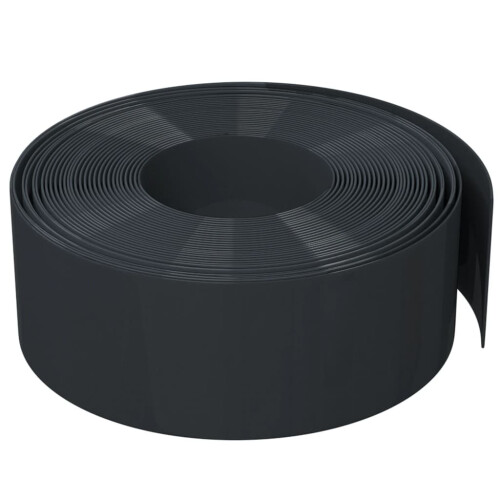 Berkfield Garden Edging Black 10 m 20 cm Polyethylene 2