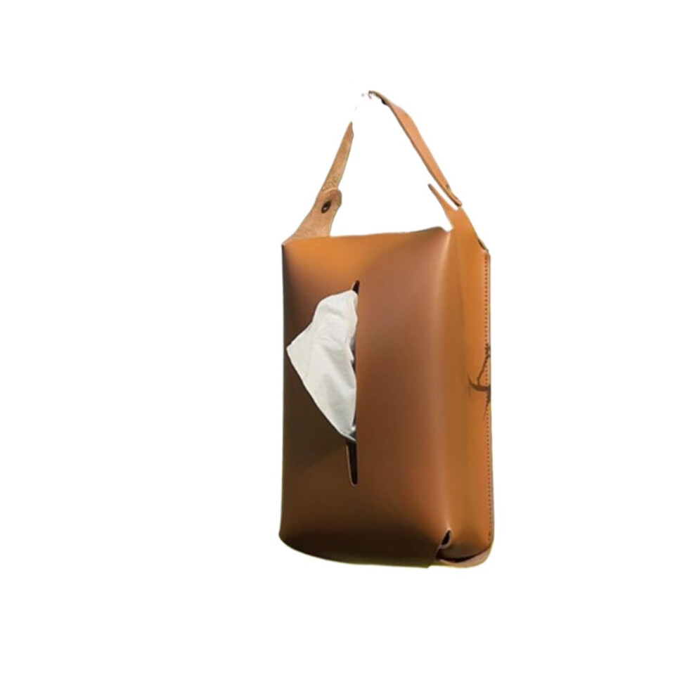Car Tissue Holder Hanging Tissue Box Compact Organizer For Car Interior, Home And Travel 9351714779142