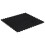 Berkfield Rubber Floor Tile Black 12 mm 100x100 cm 2