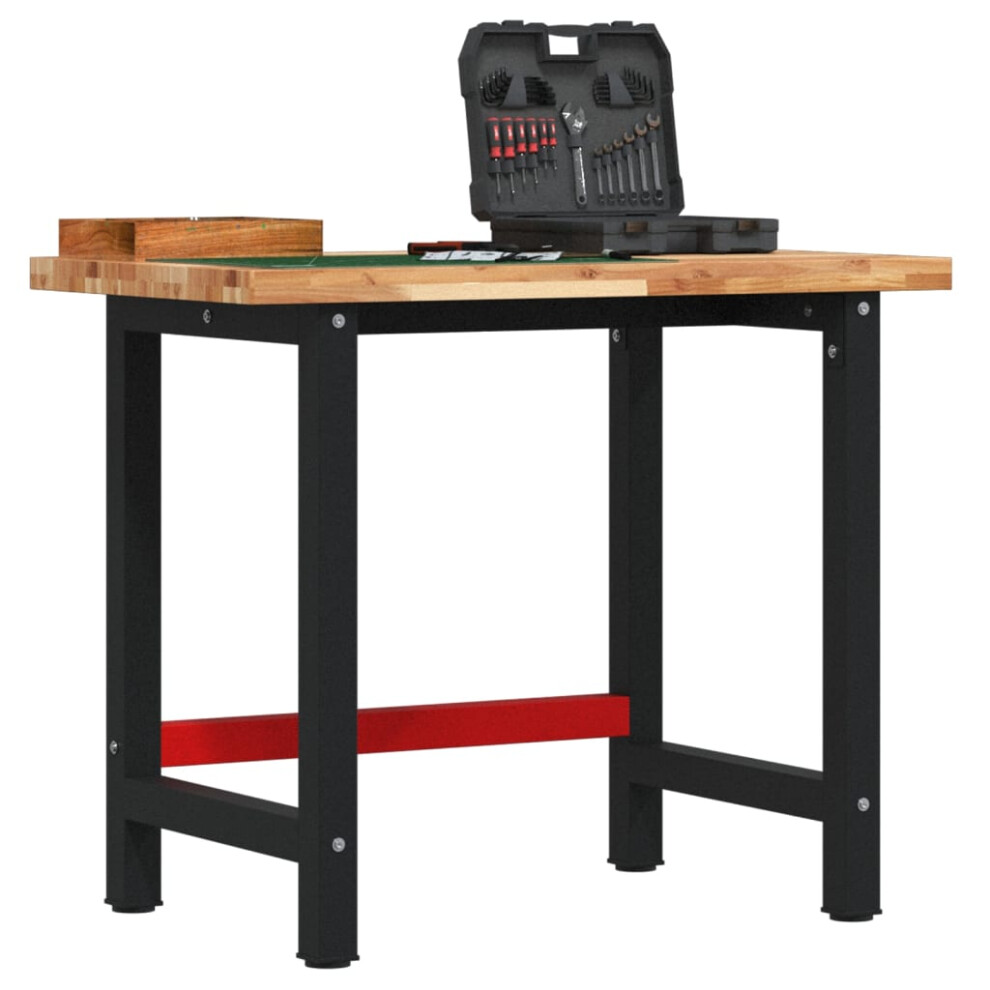 Photos - Tool Box Berkfield Workbench 100x60x83 cm Solid Wood Acacia Rectangular