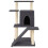 Berkfield Cat Tree with Sisal Scratching Posts Dark Grey 97 cm 4