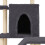 Berkfield Cat Tree with Sisal Scratching Posts Dark Grey 97 cm 7