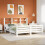 Berkfield Bed Frame without Mattress White 180x200 cm Super King Solid Wood Pine 1
