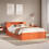 Berkfield Bed Frame without Mattress Wax Brown 140x190 cm Solid Wood Pine 1