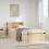 Berkfield Bed Frame without Mattress 75x190 cm Small Single Solid Wood Pine 1