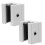 4Pcs Silver Aluminum Linear Rail Guide Blocks with Precise Motion 10