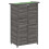 Berkfield Garden Tool Shed Grey 83x57x140 cm Solid Wood Pine 2
