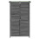 Berkfield Garden Tool Shed Grey 83x57x140 cm Solid Wood Pine 4