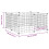 Berkfield 8-Panel Pet Cage Black 35x35 cm Steel 7