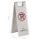 Berkfield Folding Parking Sign Stainless Steel 5
