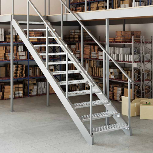 Berkfield Grate Step 80x24x7 cm Galvanised Steel 2