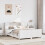 Berkfield Bed Frame without Mattress White 140x190 cm Solid Wood Pine 1