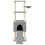 Berkfield Cat Tree with Sisal Scratching Posts Light Grey 153 cm 4