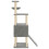 Berkfield Cat Tree with Sisal Scratching Posts Light Grey 153 cm 5