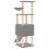 Berkfield Cat Tree with Sisal Scratching Posts Light Grey 153 cm 6