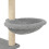 Berkfield Cat Tree with Sisal Scratching Posts Light Grey 153 cm 8