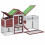 Berkfield Chicken Coop Mocha 186.5x58.5x113 cm Solid Wood Pine 5