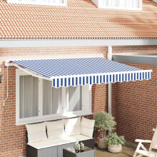 Berkfield Awning Frame Blue and White 250 x 200 cm