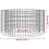 Berkfield Gabion Fire Pit ò 100 cm Galvanised Iron 5