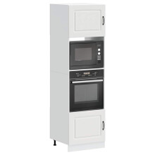 Berkfield Oven Cabinets 2 pcs Kalmar White Engineered Wood