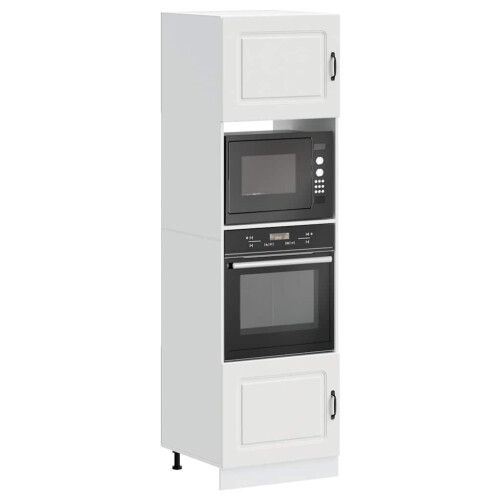 Berkfield Oven Cabinets 2 pcs Kalmar White Engineered Wood