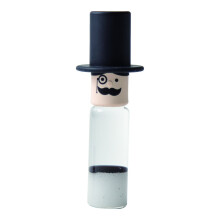 Ferrofluid Display Vial with Instant Magnetic Response, Clean Sealed Educational Display
