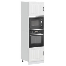Berkfield Oven Cabinets 2 pcs Lucca White Engineered Wood