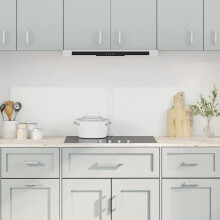 Berkfield Kitchen Backsplashes 2 pcs Transparent 80x50 cm Tempered Glass