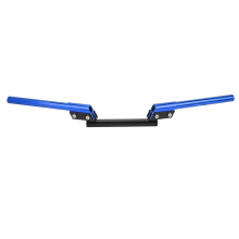 Guidão de motocicleta ajustável de 22 mm, encaixe universal para carros esportivos, carros de rua, quadriciclos, scooters e veículos off-road,
