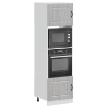 Berkfield Oven Cabinets 2 pcs Kalmar Grey Sonoma Engineered Wood