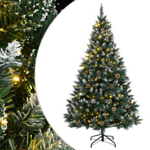 Berkfield Artificial Christmas Tree 300 LEDs 210 cm