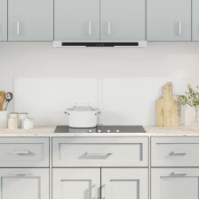Berkfield Kitchen Backsplashes 2 pcs Transparent 70x60 cm Tempered Glass