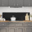 Berkfield Kitchen Backsplashes 2 pcs Black 70x60 cm Tempered Glass 1