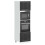 Berkfield Oven Cabinets 2 pcs Lucca Black Engineered Wood 1