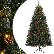Berkfield Artificial Christmas Tree 300 LEDs 210 cm