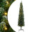 Berkfield Artificial Slim Christmas Tree 150 LEDs 150 cm 1