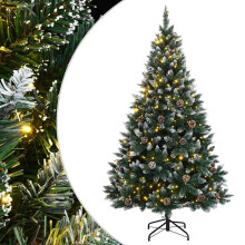 Berkfield Artificial Christmas Tree 300 LEDs 180 cm