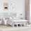 Berkfield Bookcase Bed without Mattress White 160x200 cm Solid Wood 1