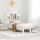 Berkfield Bookcase Bed without Mattress White 90x190 cm Single Solid Wood Pine 1
