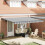 Berkfield Awning Frame Anthracite and White 450 x 300 cm 1