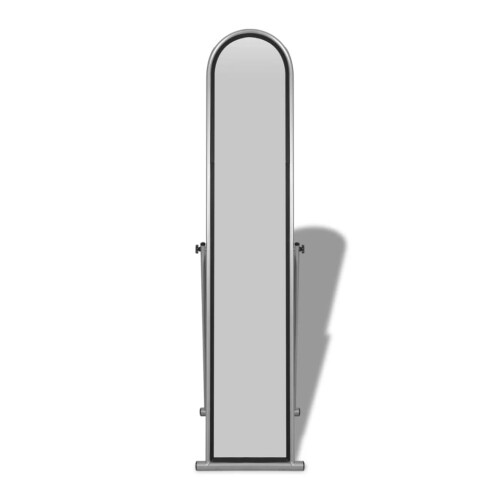 Berkfield Free Standing Floor Mirror Full Length Rectangular Grey 1