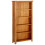 Berkfield 5-Tier Bookcase 70x22x140 cm Solid Oak Wood 1