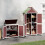 Berkfield 2 Piece Garden Tool Shed Set Mocha Solid Wood Pine 3