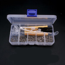 Eyeglass Kit with Screws and Nose Pads, 516Pcs Glasses Screwdriver Set for Sunglasses and Reading Glasses