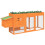 Berkfield Chicken Coop Brown 204x50x84 cm Solid Wood Pine 3