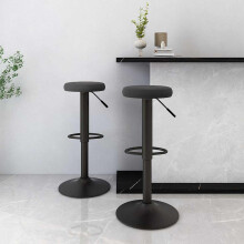 Berkfield Bar Stools 2 pcs Black Velvet