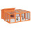 Berkfield Rabbit Hutch Brown 144x123x67.5 cm Solid Wood Pine 5