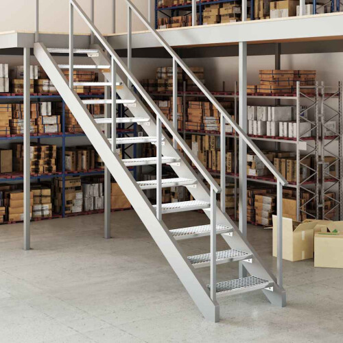 Berkfield Grate Step 60x24x7 cm Galvanised Steel 2