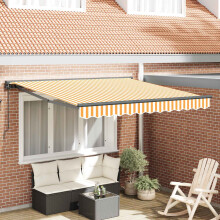 Berkfield Awning Frame Yellow and White 300 x 250 cm